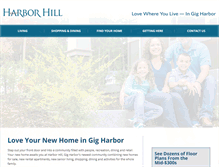 Tablet Screenshot of harbor-hill.com